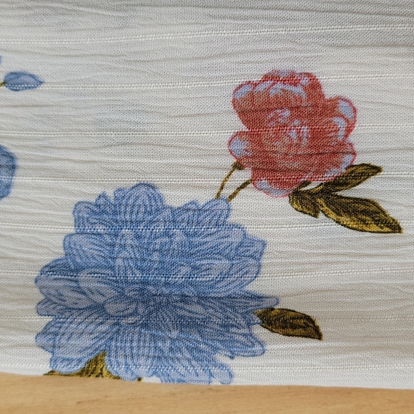 American Eagle Outfitters Cream Floral Wide Leg Jumpsuit - Picture 16 of 16